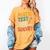 Motivational Math Test Day Shirt Testing Shirts For Teachers Women's Comfort Colors T-Shirt Mustard