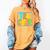 Neon Retro Teacher Cute Teacher Team New Teacher Back To Sch Women's Comfort Colors T-Shirt Mustard