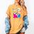 Nerdy Pythagoras Fighting Over C Squared Math Teacher Women's Comfort Colors T-Shirt Mustard Nerdy Pythagoras Fighting Over C Squared Math Teacher Women's Comfort Colors T-Shirt Mustard