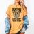 Newtons First Law Physics Jokes Science Teacher Women's Comfort Colors T-Shirt Mustard