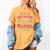 Be Nice To Me I Know Santa Teacher Christmas Men Women Women's Comfort Colors T-Shirt Mustard
