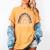 Paraprofessional Rainbow Para Teacher Parapro Women's Comfort Colors T-Shirt Mustard Paraprofessional Rainbow Para Teacher Parapro Women's Comfort Colors T-Shirt Mustard