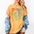 PE Teacher Phys Ed Tie Dye Physical Education Appreciation Women's Comfort Colors T-Shirt Mustard