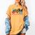 Peace Love Boston Terrier Tie Dye Dog Lover For Men Women Girls Kids Women's Comfort Colors T-Shirt Mustard