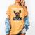 Personal Stalker I'Ll Follow You Wherever You Go Yorkie Women's Comfort Colors T-Shirt Mustard