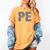 Physical Education PE Teacher Phys Ed Student Grad Women's Comfort Colors T-Shirt Mustard