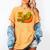 Pickle Reading Books Bookworm Teacher Librarian Kids Retro Women's Comfort Colors T-Shirt Mustard