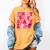 Pink Fourth Grade Era 4th Back To School Grade Teacher Women's Comfort Colors T-Shirt Mustard Pink Fourth Grade Era 4th Back To School Grade Teacher Women's Comfort Colors T-Shirt Mustard