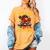 Pirate Pre-K Teacher Preschool Halloween Women's Comfort Colors T-Shirt Mustard Pirate Pre-K Teacher Preschool Halloween Women's Comfort Colors T-Shirt Mustard