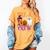 Pre-K Boo Crew Teacher Student Halloween Costume Women's Comfort Colors T-Shirt Mustard Pre-K Boo Crew Teacher Student Halloween Costume Women's Comfort Colors T-Shirt Mustard