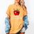 Pretend I'm A Pirate Teacher Apple Talk Like A Pirate Day Men Women Kids Women's Comfort Colors T-Shirt Mustard