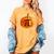Pumpkin Pie Halloween Thanksgiving Math Teacher Pi Day Women's Comfort Colors T-Shirt Mustard Pumpkin Pie Halloween Thanksgiving Math Teacher Pi Day Women's Comfort Colors T-Shirt Mustard