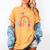 Rainbow Happy Dot Day Shirts Teacher Kids September 15th Women's Comfort Colors T-Shirt Mustard Rainbow Happy Dot Day Shirts Teacher Kids September 15th Women's Comfort Colors T-Shirt Mustard