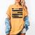 I Read Banned Books Banned Books Week Librarian Teacher Women's Comfort Colors T-Shirt Mustard
