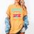 Reading Adventure Library Student Teacher Book Women's Comfort Colors T-Shirt Mustard