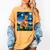 Red Heeler Starry Night Cattle Dog Colorful Art By Aja For Men Women Girls Kids Women's Comfort Colors T-Shirt Mustard