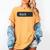 Retro ABCD Teacher Tour Kindergarten Teacher Back To School Women's Comfort Colors T-Shirt Mustard Retro ABCD Teacher Tour Kindergarten Teacher Back To School Women's Comfort Colors T-Shirt Mustard