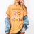 Retro Fall In Love With Learning Pumpkin Autumn Teacher Women's Comfort Colors T-Shirt Mustard