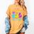 Retro Are You Falloween Direction Teacher Spooky Halloween Women's Comfort Colors T-Shirt Mustard Retro Are You Falloween Direction Teacher Spooky Halloween Women's Comfort Colors T-Shirt Mustard