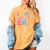 Retro Groovy Retirement Era Retired Teacher Women's Comfort Colors T-Shirt Mustard Retro Groovy Retirement Era Retired Teacher Women's Comfort Colors T-Shirt Mustard
