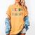 Retro Merry Teacher Bright Students Christmas Teacher Women's Comfort Colors T-Shirt Mustard Retro Merry Teacher Bright Students Christmas Teacher Women's Comfort Colors T-Shirt Mustard