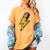 Retro Pencil Pencil Back To School Teacher Student Women's Comfort Colors T-Shirt Mustard
