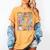 Retro In My PTO Mom Era Parent Organization Team Teacher Women's Comfort Colors T-Shirt Mustard Retro In My PTO Mom Era Parent Organization Team Teacher Women's Comfort Colors T-Shirt Mustard