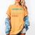 Retro Scientist Warning May Talk About Science Teacher Women's Comfort Colors T-Shirt Mustard