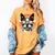 Retro Sunset Sunglasses Boston Terrier Boston Bull Bostie Women's Comfort Colors T-Shirt Mustard