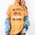 Retro Thankful Music Teacher Pumpkin Fall Thanksgiving Women's Comfort Colors T-Shirt Mustard