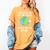 Rotation Of The Earth Makes My Day Science Teacher Earth Day Women's Comfort Colors T-Shirt Mustard