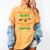 My Scary Social Studies Teacher Costume Halloween Men Women Women's Comfort Colors T-Shirt Mustard My Scary Social Studies Teacher Costume Halloween Men Women Women's Comfort Colors T-Shirt Mustard