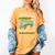 School Bus Driver Life Last Day Of School Teacher Kids Women's Comfort Colors T-Shirt Mustard