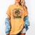 These Boots Are Made Teaching Western Cowboy Teacher Women's Comfort Colors T-Shirt Mustard