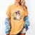 Silly Goose Spooky Teacher Club Halloween Witch Ghost Women's Comfort Colors T-Shirt Mustard