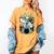 Skeleton Mad Scientist Halloween Costume Science Teacher Women's Comfort Colors T-Shirt Mustard Skeleton Mad Scientist Halloween Costume Science Teacher Women's Comfort Colors T-Shirt Mustard