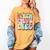 Soul Bleach Teacher Staff First Day Of School Last Hugs & High Fives Lunch Lady Vibes Blue Classic Fit Women's Comfort Colors T-Shirt Mustard Soul Bleach Teacher Staff First Day Of School Last Hugs & High Fives Lunch Lady Vibes Blue Classic Fit Women's Comfort Colors T-Shirt Mustard