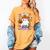Spooky Para Crew Ghost Halloween Paraprofessional Teacher Women's Comfort Colors T-Shirt Mustard Spooky Para Crew Ghost Halloween Paraprofessional Teacher Women's Comfort Colors T-Shirt Mustard