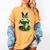 St Patrick's Day Leprechaun Boston Terrier Dog Shamrock For Men Women Kids Women's Comfort Colors T-Shirt Mustard