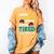 Super Hero Teacher Superheroes Women's Comfort Colors T-Shirt Mustard Super Hero Teacher Superheroes Women's Comfort Colors T-Shirt Mustard