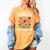 Support Public Education Cute Floral Teacher Red For Ed Women's Comfort Colors T-Shirt Mustard Support Public Education Cute Floral Teacher Red For Ed Women's Comfort Colors T-Shirt Mustard
