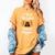 I Teach The Cutest Pre-K Pilgrims Thanksgiving Teacher Item Women's Comfort Colors T-Shirt Mustard