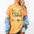 I Teach Pre-K Superheroes Students Teacher Back To School Women's Comfort Colors T-Shirt Mustard I Teach Pre-K Superheroes Students Teacher Back To School Women's Comfort Colors T-Shirt Mustard