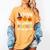 I Teach The Smartest Pumpkins The Patch Teacher Fall Season For Men Women Kids Women's Comfort Colors T-Shirt Mustard