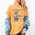 I Teach History Month Black Teacher Melanin Women's Comfort Colors T-Shirt Mustard
