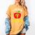 I Teach What's Your Superpower Superhero Teacher Women's Comfort Colors T-Shirt Mustard I Teach What's Your Superpower Superhero Teacher Women's Comfort Colors T-Shirt Mustard