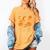 Teacher By Day Witch By Night Halloween Teacher Witch Women's Comfort Colors T-Shirt Mustard
