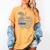 This Teacher Loves Her Police Officer Wife Saying Women's Comfort Colors T-Shirt Mustard