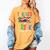 Teacher Of Pre K Superheroes Teacher New School Year Men Women Women's Comfort Colors T-Shirt Mustard