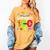 My Teacher Survived 100 Days Of Me 100 Days Of School Women's Comfort Colors T-Shirt Mustard